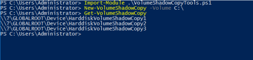 PowerSploit - VolumeShadowCopyTools